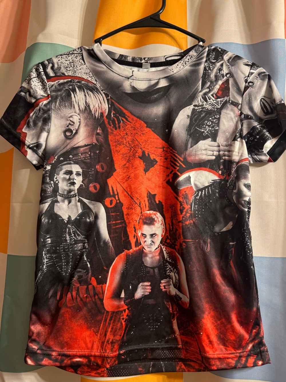 Kids Rhea Ripley Polyester Shirt - Size Small